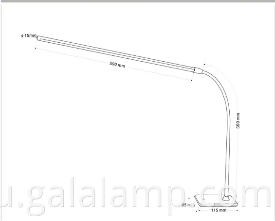 Hose Reading Light LED Eye Protection Desk Lamp